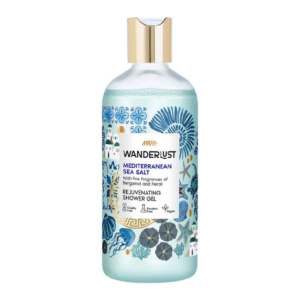 Nykaa Wanderlust Mediterranean Sea Salt Fresh Perfume Body Wash Bergamot & Neroli for Hydrated Skin (300ml)