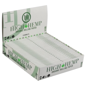 HIGH HEMP ROLLING PAPERS - KING SIZE SLIM BOX OF 25