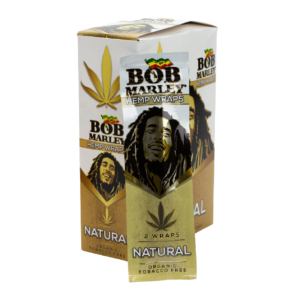 BOB MARLEY HEMP WRAPS BOX OF 25 NATURAL