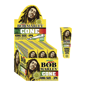 BOB MARLEY CONE BOX OF 20 - KING SIZE 3PK
