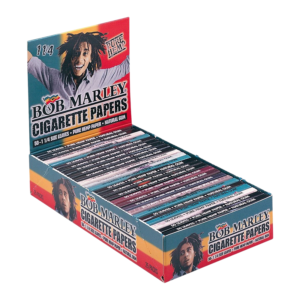 BOB MARLEY ROLLING PAPERS BOX - 1 1/4 SIZE BOX OF 25